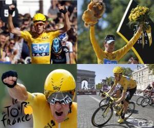 пазл Брэдли Уиггинс чемпион Тур де Франс 2012